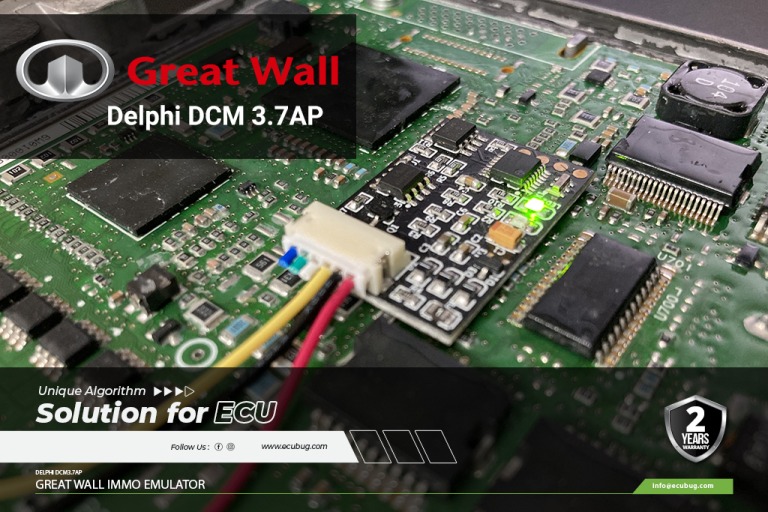 Great Wall Deplhi DCM3.7AP Immobilizer Emulator - The World's First Solution
